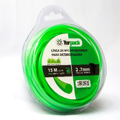 NYLON REDONDO DESMALEZADORA 2.7 MM X 15 M