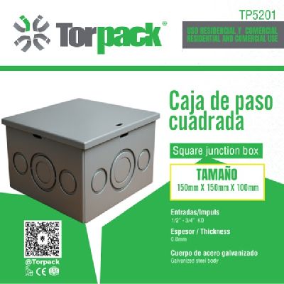 CAJA DE METAL  150x150x100