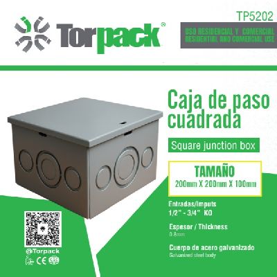 CAJA DE METAL  200x200x100